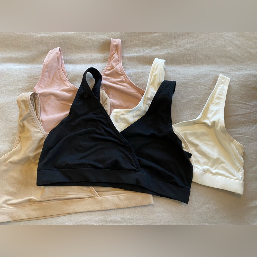 Set of 5 Nursing Bras - Size M